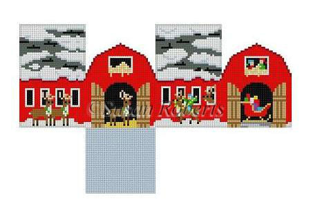 Reindeer Barn - 3D Mini House (13m)
