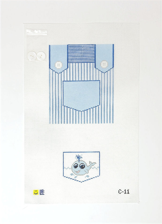 Tooth Fairy Pillow · Blue Overalls