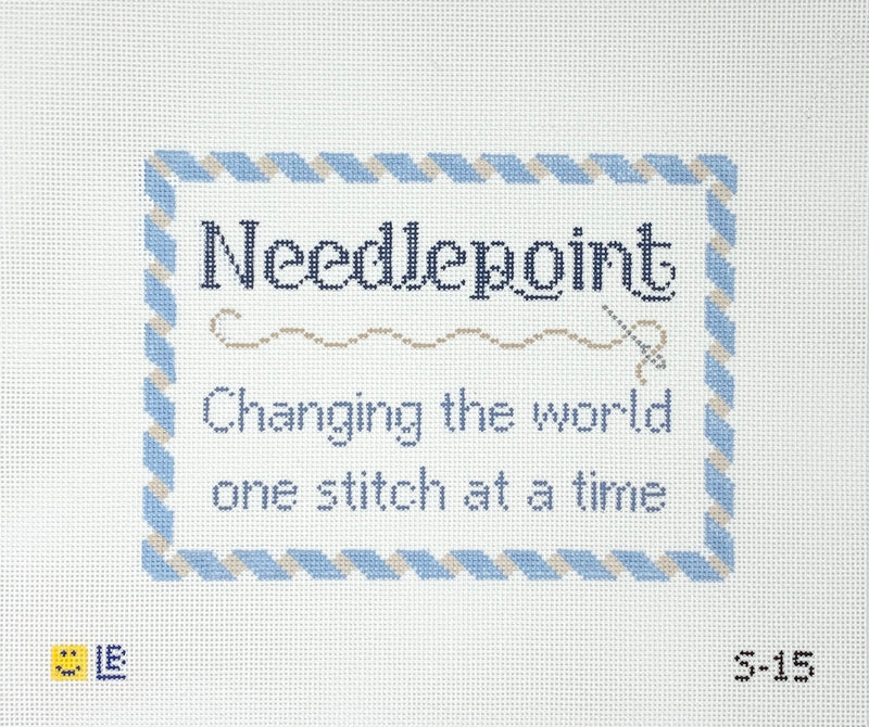 Needlepoint…Changing the World, 13m