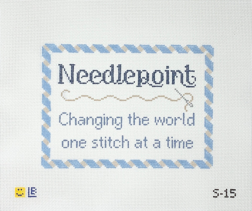 Needlepoint…Changing the World, 13m