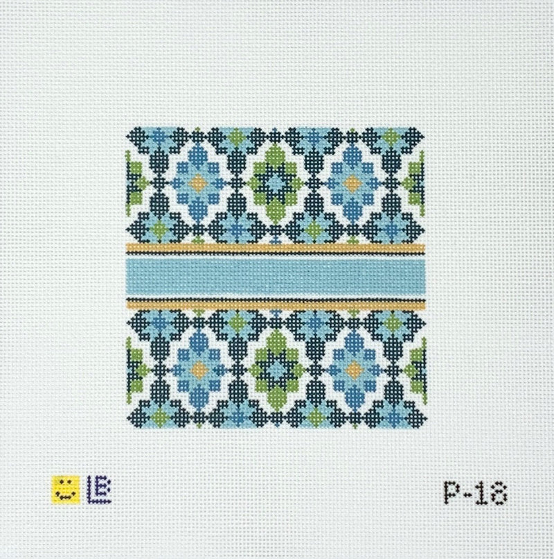 Portuguese Tiles 4" Square-Turquoise