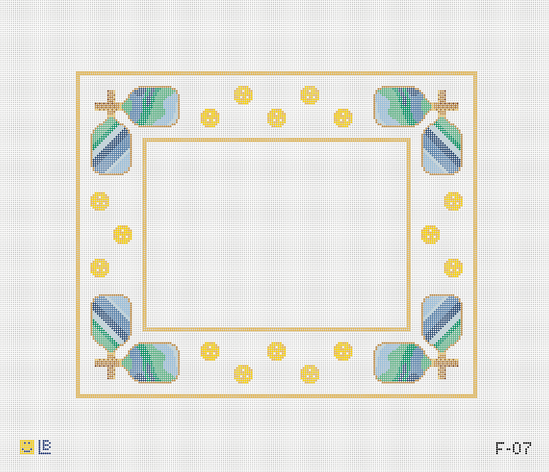 Pickleball Frame - Gold (for 5x7 photo either direction)