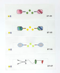 Pickleball Key Fob - Pink Paddles