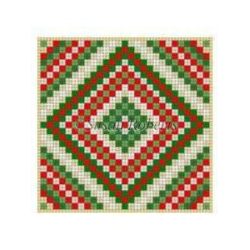 Sunshine & Shadow quilt, 3" ornament