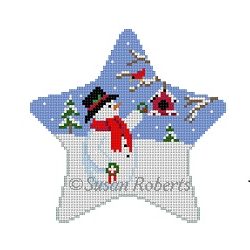 Star - Snowman W/ Wreaths