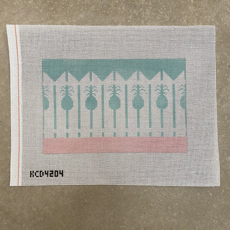 Pineapple Picket Fence Clutch