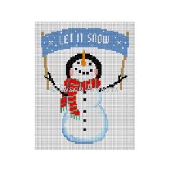 Banner Snowman