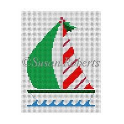 Candy Cane Sailboat