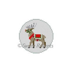 Reindeer - 2.5" Round