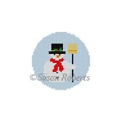 Snowman - 2.5" Round