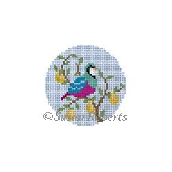 Partridge in Pear Tree - 2.5" Round