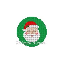 Santa Face - 2.5" round