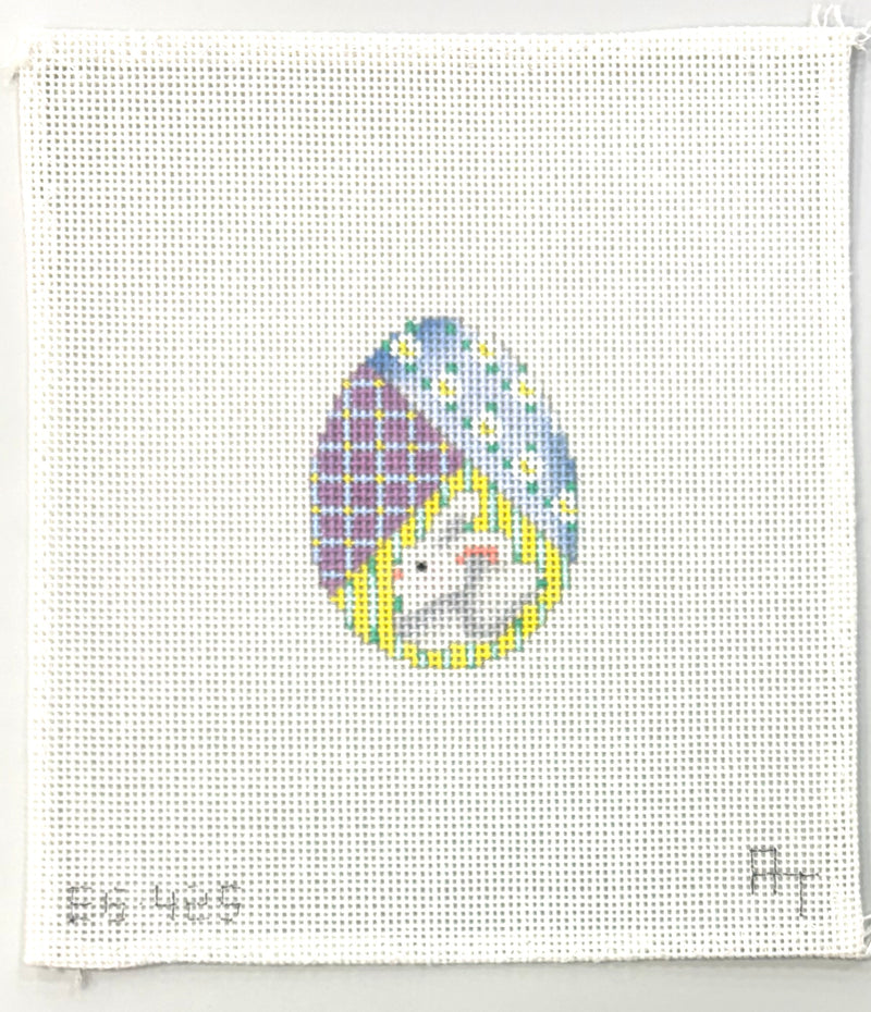 Bunny on Easter Egg