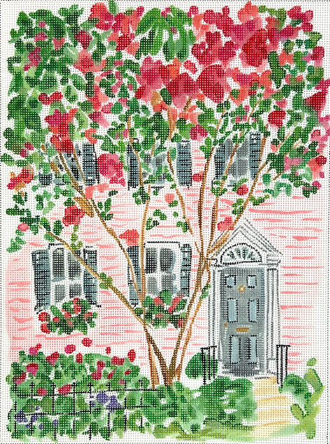 Lindsay Brackeen – Charleston Pink House & Cherry Tree