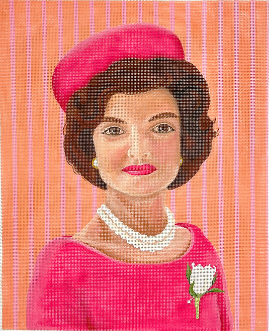 Elegant Jackie in Pillbox Hat