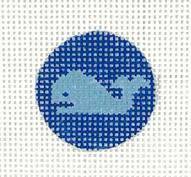 Insert 1.25" Round · Planet Earth Key Ring