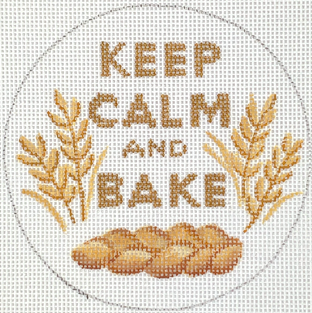 4” Round – Keep Calm & Bake Challah