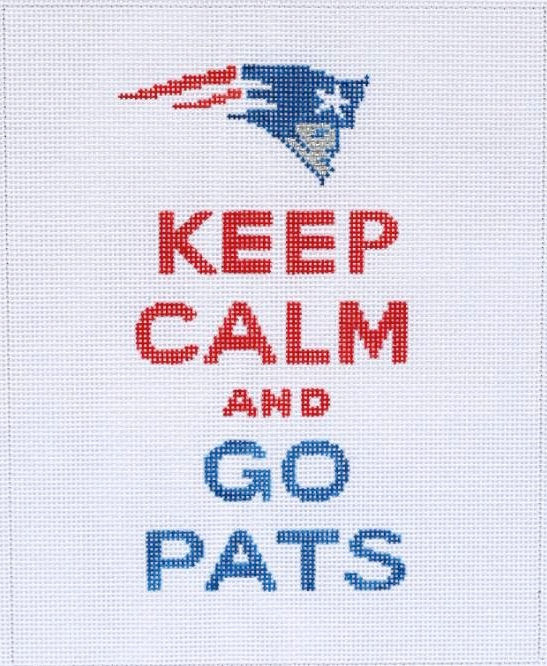 “Keep Calm & Go Pats” (New England Patriots)