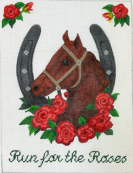 “Run for the Roses” Kentucky Derby Horse w/ Rose Wreath