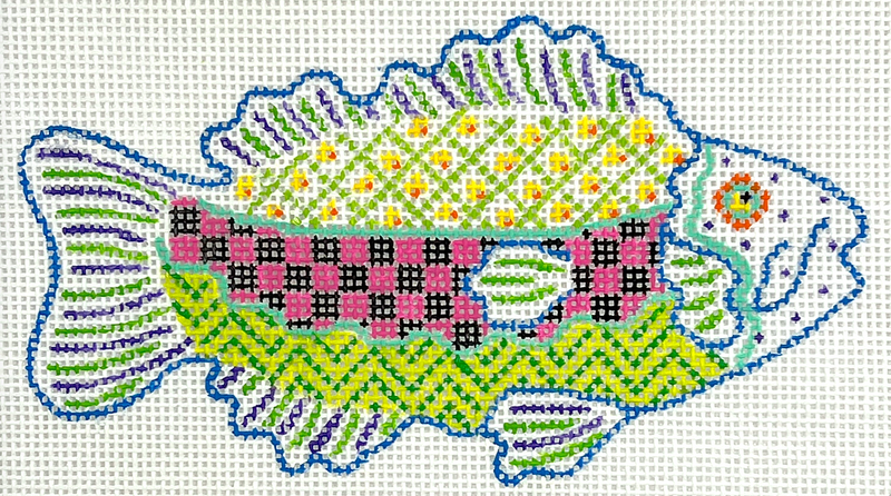 Mini Fish – MackKenzie-Childs inspired (facing right)