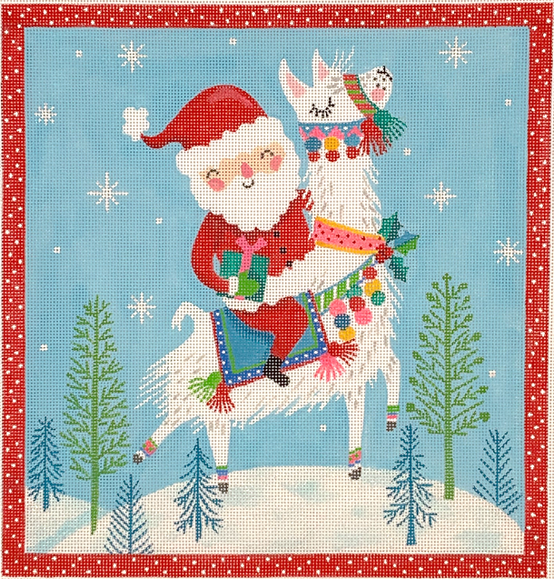 Rebecca Jones – Santa Dashing Through the Snow on a Llama