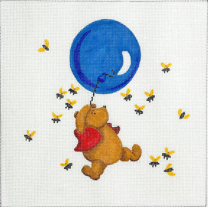 Winnie-the-Pooh w/ Balloon & Bees