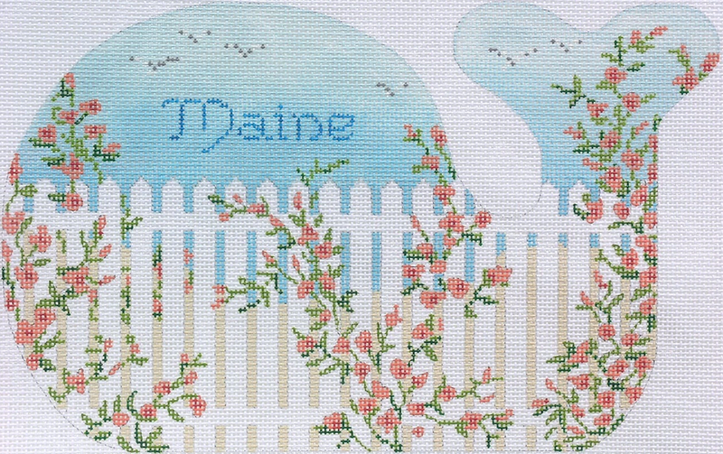 Med. Whale – Rose Picket Fence