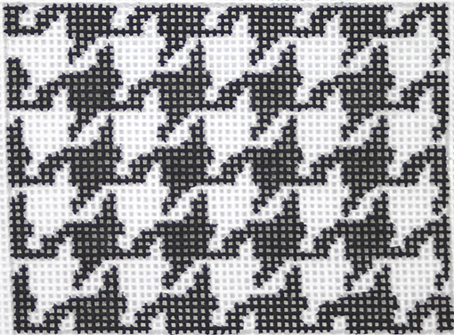 Planet Earth Credit Card Case Insert – Houndstooth – black & white