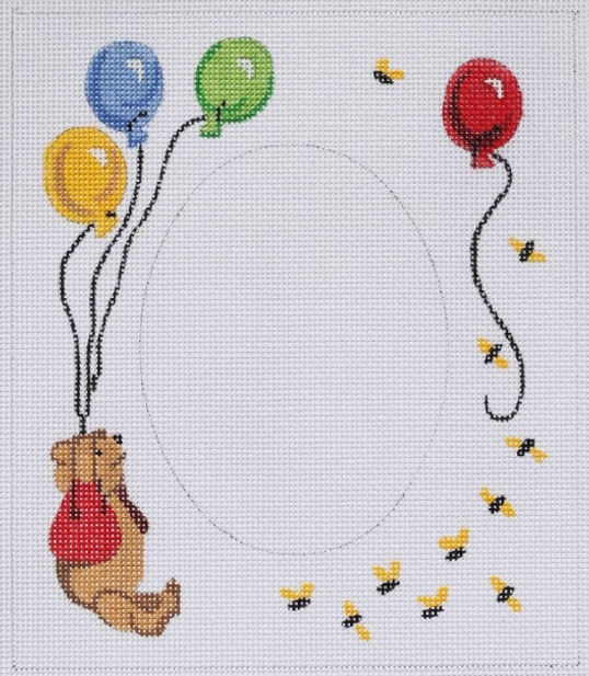 Frame – Winnie the Pooh w/ Balloons & Bees
