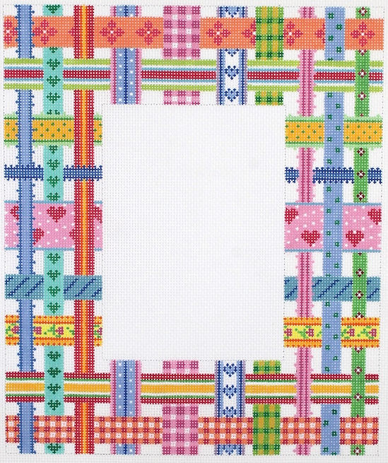 Frame – Woven Ribbons – multi on white