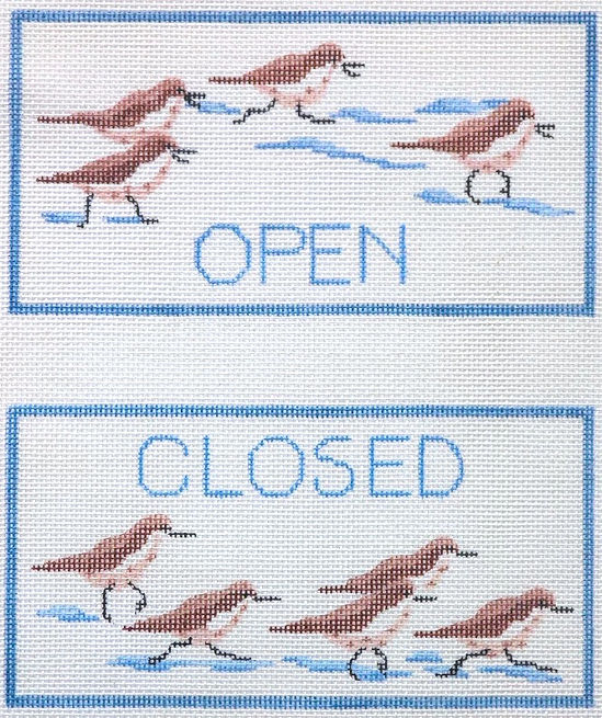 “Open/Closed” Sandpipers (2-sided)