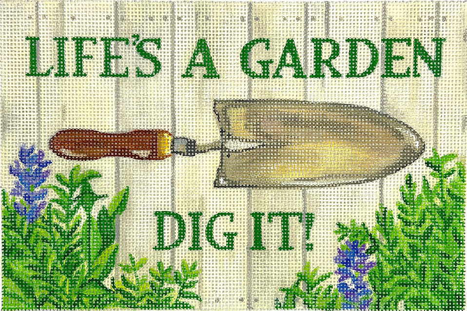 Sally Eckman Roberts – “Life’s A Garden. Dig It!” w/ Trowel