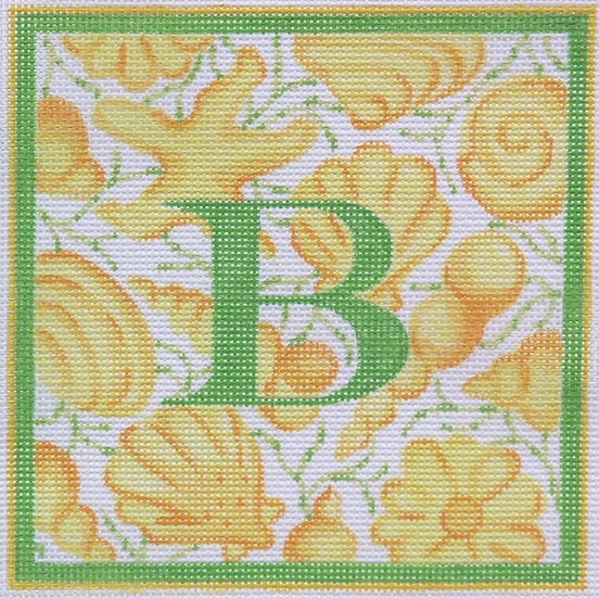 Lilly Letter – Shells – yellows & greens
