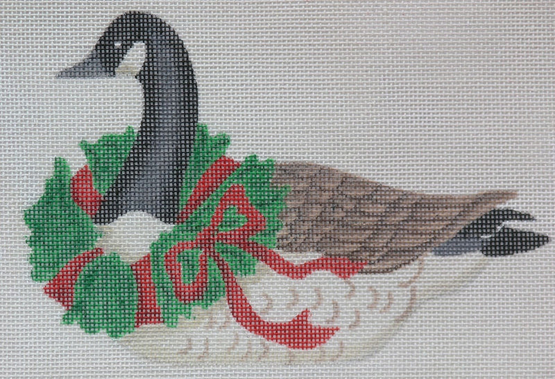 Christmas Ornament – Canada Goose w/ Wreath
