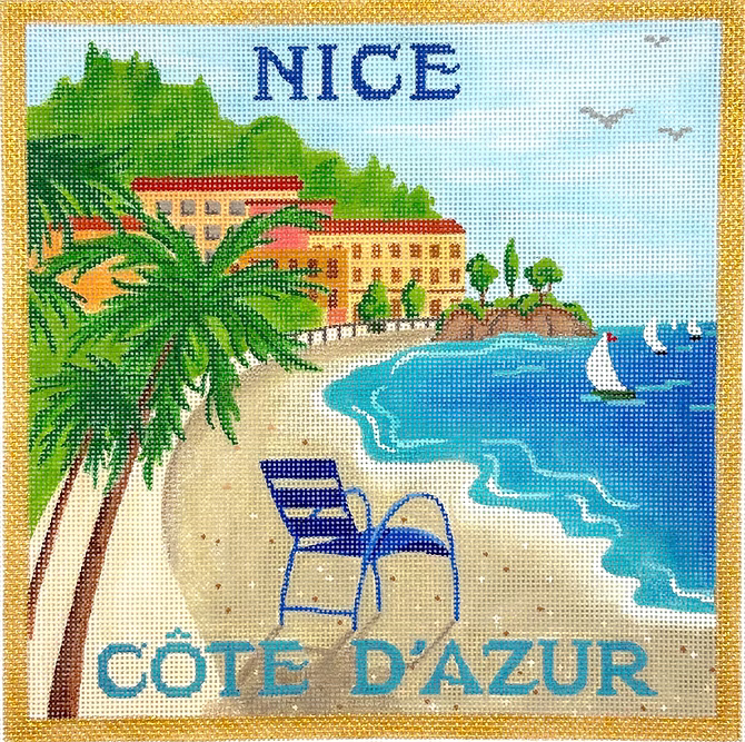 Cote d'Azur (Nice, France) Collage