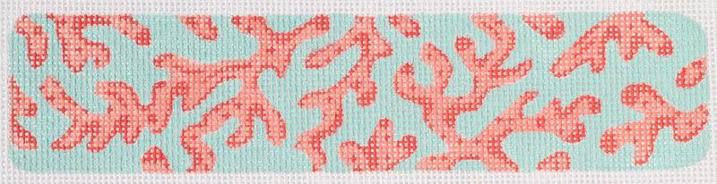 Cuff/Bookmark – Red Coral on Caribbean