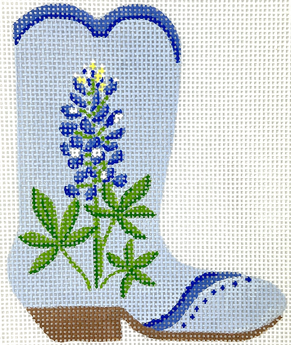 Mini Cowgirl Boot – Bluebonnets