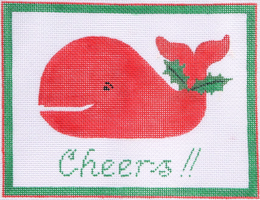 “Cheers!” Christmas Whale