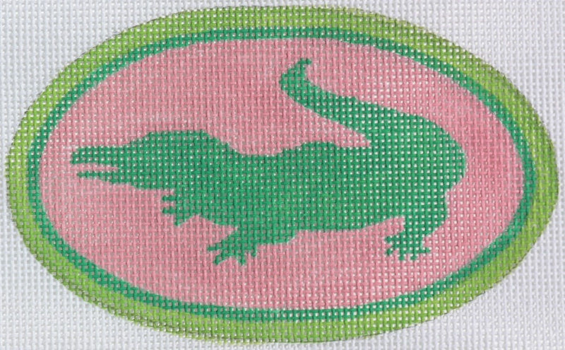 Mini Oval – Preppy Gator