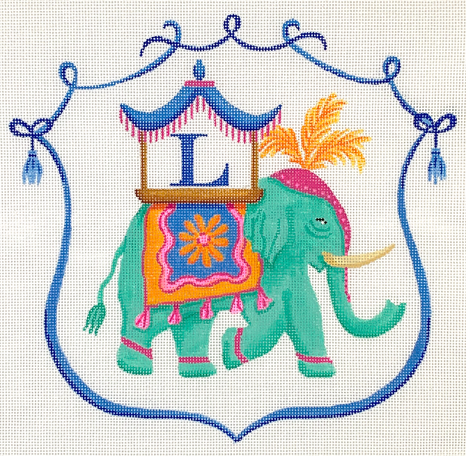 Monogram Crest – Elephant w/ Howdah Chair