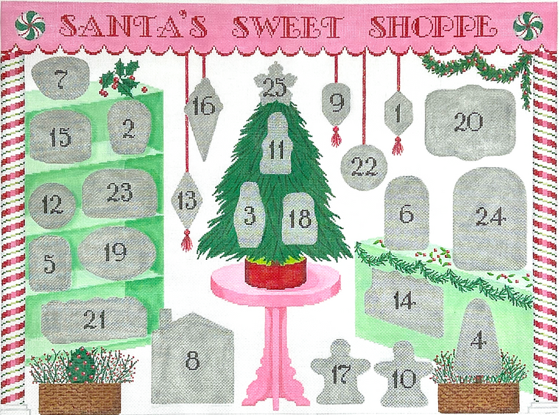 Santa's Sweet Shoppe Advent Calendar · Calendar + 25 Ornaments