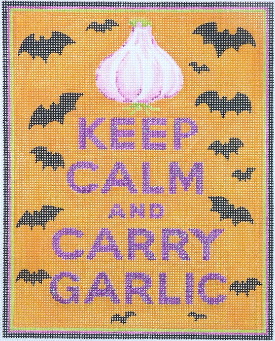 “Keep Calm…Carry Garlic“ (Halloween)