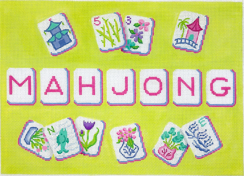 Mahjong Tile Bag · Chinoiserie Theme