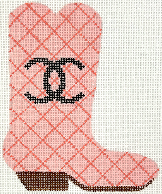 Mini Cowgirl Boot – Chanel C’s on Quilted Diamonds