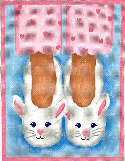 Here’s Looking at Shoe – Bunny Slippers & Pink Pajamas