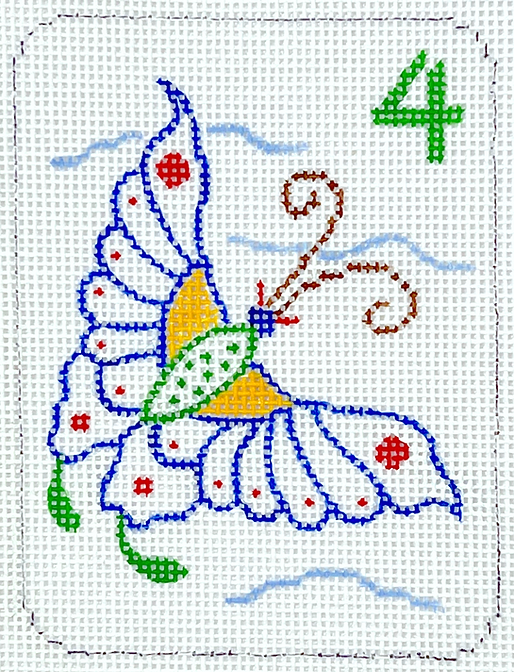 Mini Mahjong Tile – Butterfly