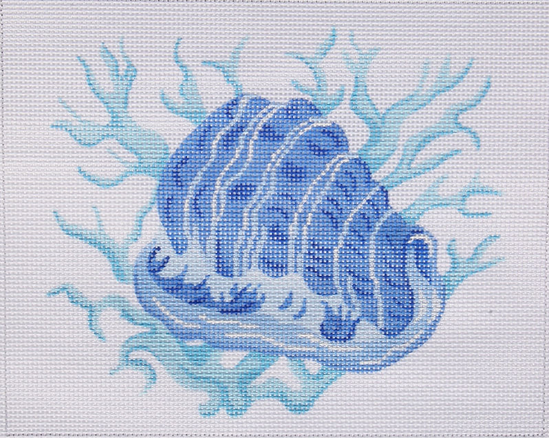 Helmet Shell w/ Coral – all in shades of blue