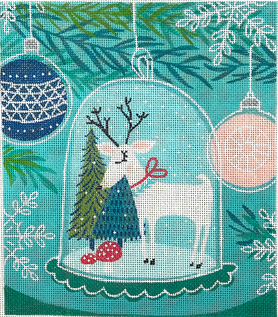 Rebecca Jones – Deer in Glass Cloche