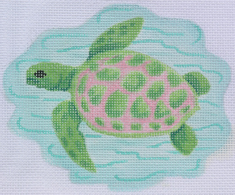 Tropical Mini – Pink & Green Sea Turtle