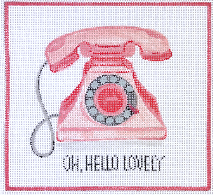 Lindsay Brackeen – “Oh, Hello Lovely” Retro Pink Telephone